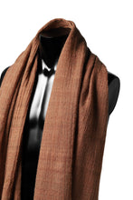 Load image into Gallery viewer, blackcrow stole wool (PERSIMMON)