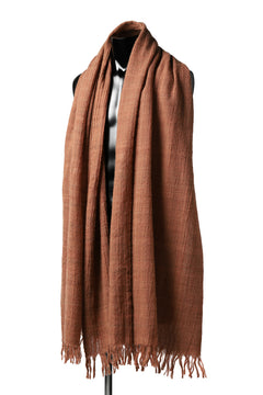 Load image into Gallery viewer, blackcrow stole wool (PERSIMMON)