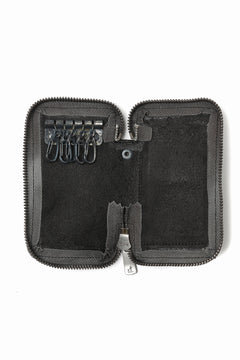 画像をギャラリービューアに読み込む, Portaille "Limited Made" ZIP KEY CASE / Italy Vachetta (BLACK)