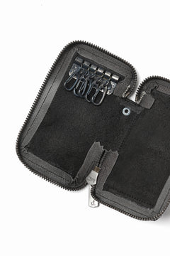 画像をギャラリービューアに読み込む, Portaille "Limited Made" ZIP KEY CASE / Italy Vachetta (BLACK)