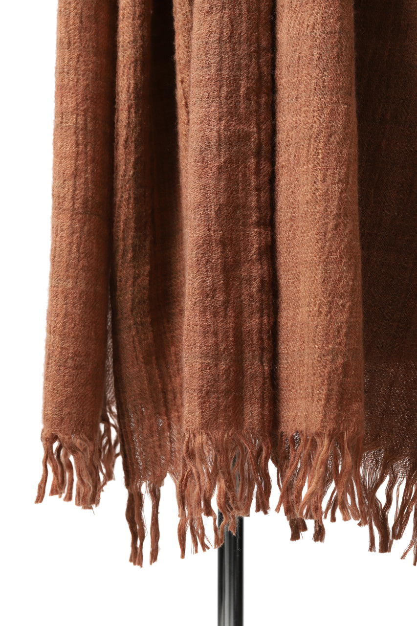 Load image into Gallery viewer, blackcrow stole wool (PERSIMMON)