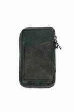 画像をギャラリービューアに読み込む, Portaille "Limited Made" ZIP KEY CASE / REVERSED CULATTA (DARK GREEN)
