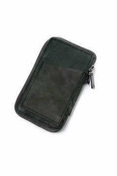 画像をギャラリービューアに読み込む, Portaille "Limited Made" ZIP KEY CASE / REVERSED CULATTA (DARK GREEN)