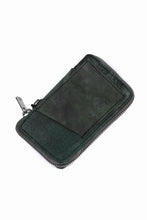 画像をギャラリービューアに読み込む, Portaille "Limited Made" ZIP KEY CASE / REVERSED CULATTA (DARK GREEN)