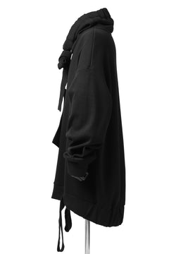 画像をギャラリービューアに読み込む, SOSNOVSKA exclusive SHIFTED POCKET SWEATER (BLACK)
