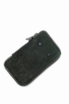 画像をギャラリービューアに読み込む, Portaille "Limited Made" ZIP KEY CASE / REVERSED CULATTA (DARK GREEN)