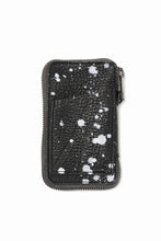 画像をギャラリービューアに読み込む, Portaille "Limited Made" ZIP KEY CASE / Oiled Kip handpainted (BLACK)