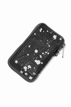 画像をギャラリービューアに読み込む, Portaille "Limited Made" ZIP KEY CASE / Oiled Kip handpainted (BLACK)