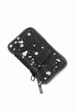 画像をギャラリービューアに読み込む, Portaille "Limited Made" ZIP KEY CASE / Oiled Kip handpainted (BLACK)
