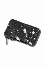 画像をギャラリービューアに読み込む, Portaille "Limited Made" ZIP KEY CASE / Oiled Kip handpainted (BLACK)