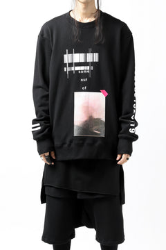 画像をギャラリービューアに読み込む, A.F ARTEFACT "NUMBERS" SWEATER TOPS (BLACK)