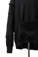 画像をギャラリービューアに読み込む, SOSNOVSKA HANGING POCKET SWEAT SHIRT (BLACK)
