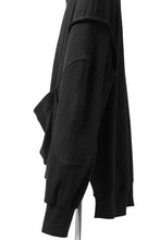 画像をギャラリービューアに読み込む, SOSNOVSKA HANGING POCKET SWEAT SHIRT (BLACK)