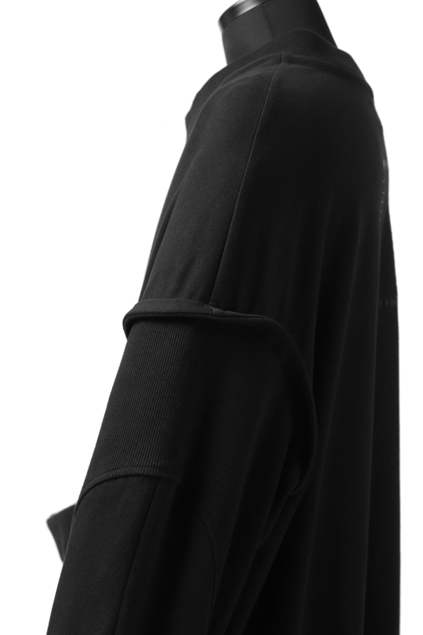 画像をギャラリービューアに読み込む, SOSNOVSKA HANGING POCKET SWEAT SHIRT (BLACK)