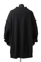 画像をギャラリービューアに読み込む, SOSNOVSKA HANGING POCKET SWEAT SHIRT (BLACK)