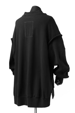 画像をギャラリービューアに読み込む, SOSNOVSKA HANGING POCKET SWEAT SHIRT (BLACK)