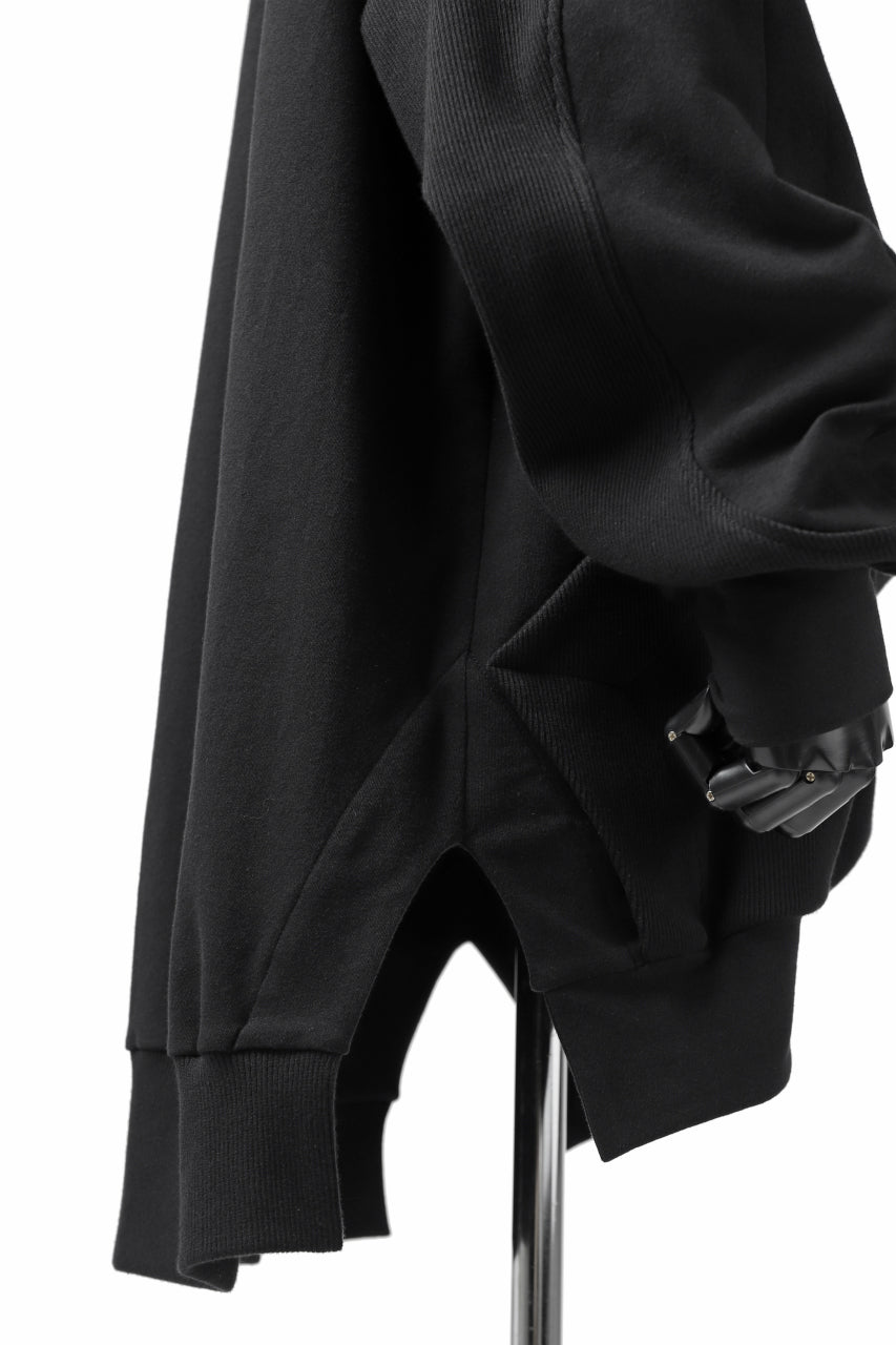 画像をギャラリービューアに読み込む, SOSNOVSKA HANGING POCKET SWEAT SHIRT (BLACK)
