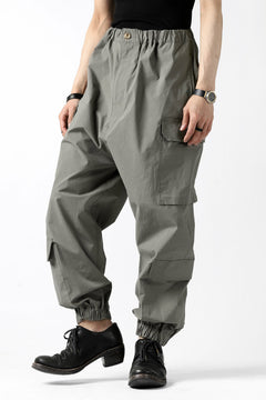 画像をギャラリービューアに読み込む, ISAMU KATAYAMA BACKLASH LOWCROTCH FIELD PANTS / STRETCH TYPEWRITER CLOTH (KHAKI)