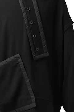 画像をギャラリービューアに読み込む, SOSNOVSKA exclusive COLLAPSED PLANK SWEAT SHIRT (BLACK)