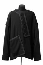 画像をギャラリービューアに読み込む, SOSNOVSKA exclusive COLLAPSED PLANK SWEAT SHIRT (BLACK)