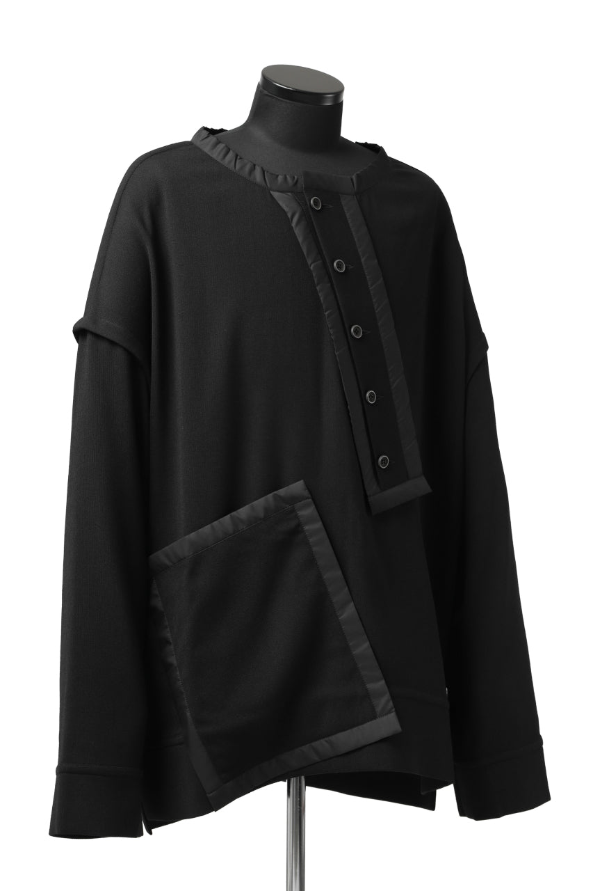 画像をギャラリービューアに読み込む, SOSNOVSKA exclusive COLLAPSED PLANK SWEAT SHIRT (BLACK)