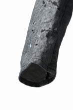 画像をギャラリービューアに読み込む, DEFORMATER.® "SPLASH" SLIM FIT JEANS WITH FLAP DETAIL / VERTICAL DENIM (ASPHALT)
