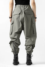 画像をギャラリービューアに読み込む, ISAMU KATAYAMA BACKLASH LOWCROTCH FIELD PANTS / STRETCH TYPEWRITER CLOTH (KHAKI)