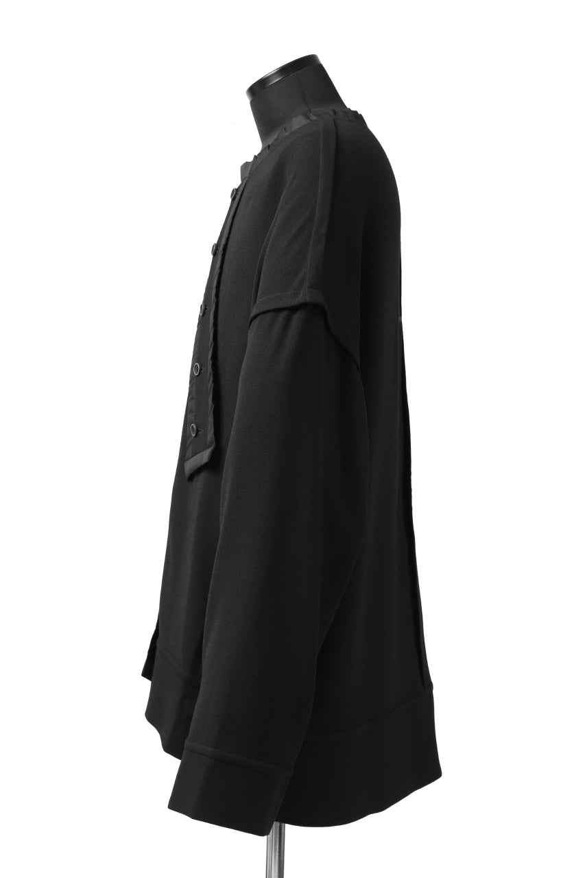 画像をギャラリービューアに読み込む, SOSNOVSKA exclusive COLLAPSED PLANK SWEAT SHIRT (BLACK)