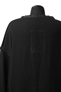 画像をギャラリービューアに読み込む, SOSNOVSKA exclusive COLLAPSED PLANK SWEAT SHIRT (BLACK)