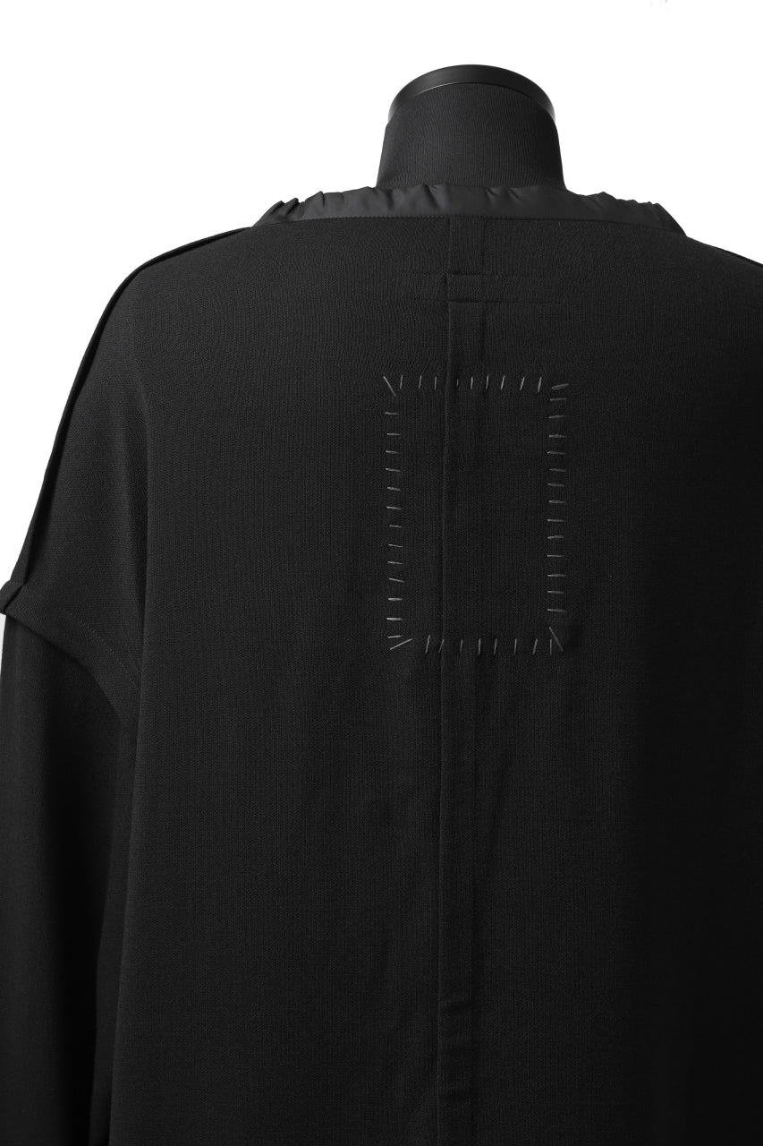 画像をギャラリービューアに読み込む, SOSNOVSKA exclusive COLLAPSED PLANK SWEAT SHIRT (BLACK)
