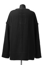 画像をギャラリービューアに読み込む, SOSNOVSKA exclusive COLLAPSED PLANK SWEAT SHIRT (BLACK)