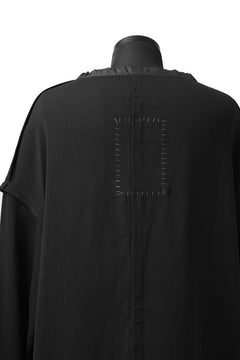 画像をギャラリービューアに読み込む, SOSNOVSKA exclusive COLLAPSED PLANK SWEAT SHIRT (BLACK)
