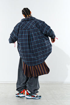 画像をギャラリービューアに読み込む, FACETASM SUPER BIG DENIM PANTS (BLACK)