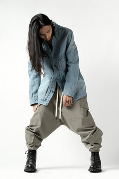 画像をギャラリービューアに読み込む, ISAMU KATAYAMA BACKLASH LOWCROTCH FIELD PANTS / STRETCH TYPEWRITER CLOTH (KHAKI)