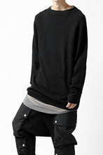 画像をギャラリービューアに読み込む, A.F ARTEFACT "WHOLEGARMENT" MOCKNECK KNIT PULLOVER (BLACK)
