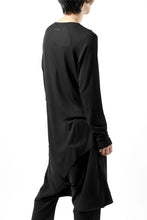 Load image into Gallery viewer, FIRST AID TO THE INJURED REHAM RAGLAN LONG SLEEVE T-SHIRT / MIXED UP RIB (BLACK)