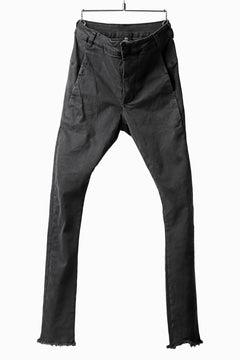画像をギャラリービューアに読み込む, thomkrom OVER LOCKED SKINNY TROUSERS /  HYPER STRETCH DENIM (DARK GREY)