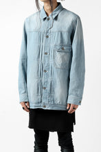 画像をギャラリービューアに読み込む, ISAMU KATAYAMA BACKLASH LOOSEY JEAN JACKET / COTTON LINEN DENIM (INDIGO)