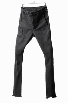 画像をギャラリービューアに読み込む, thomkrom OVER LOCKED SKINNY TROUSERS /  HYPER STRETCH DENIM (DARK GREY)