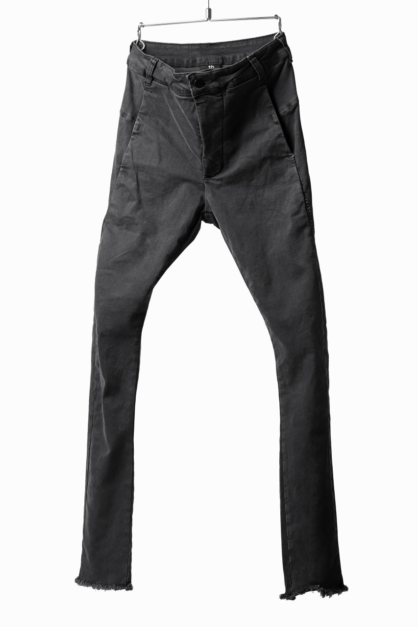 画像をギャラリービューアに読み込む, thomkrom OVER LOCKED SKINNY TROUSERS /  HYPER STRETCH DENIM (DARK GREY)