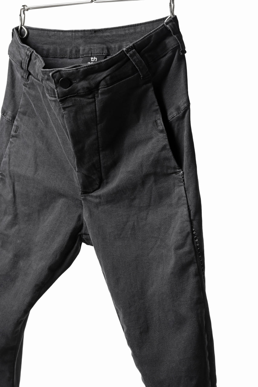画像をギャラリービューアに読み込む, thomkrom OVER LOCKED SKINNY TROUSERS /  HYPER STRETCH DENIM (DARK GREY)