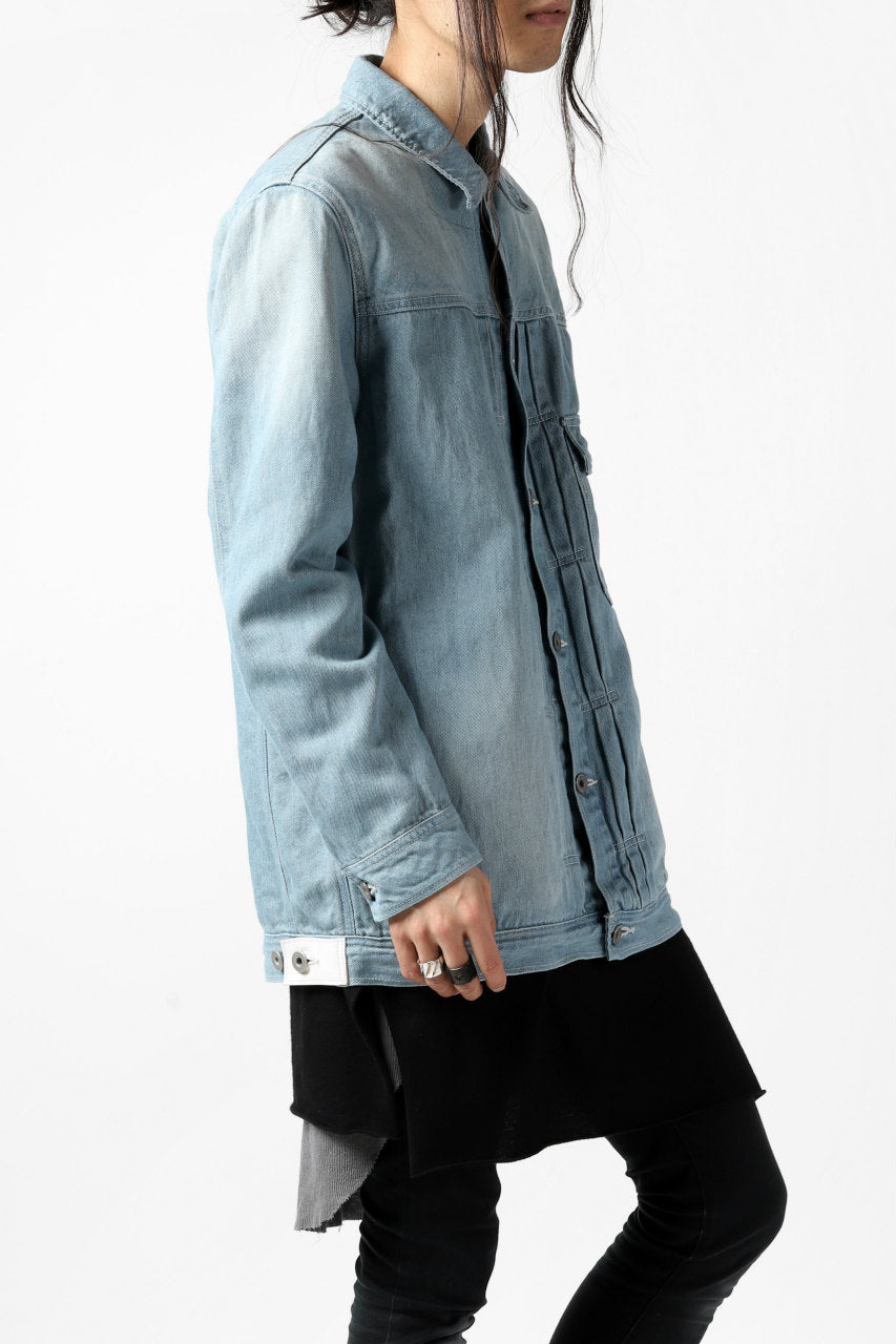 画像をギャラリービューアに読み込む, ISAMU KATAYAMA BACKLASH LOOSEY JEAN JACKET / COTTON LINEN DENIM (INDIGO)