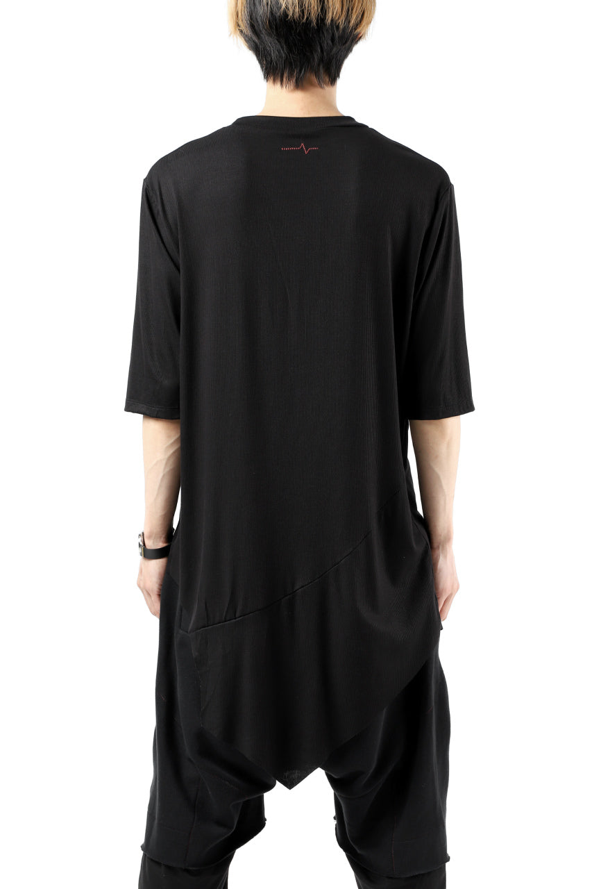 Load image into Gallery viewer, FIRST AID TO THE INJURED ROAMINY SHORT SLEEVE T-SHIRT / MIXED UP RIB (BLACK)