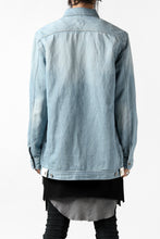 画像をギャラリービューアに読み込む, ISAMU KATAYAMA BACKLASH LOOSEY JEAN JACKET / COTTON LINEN DENIM (INDIGO)