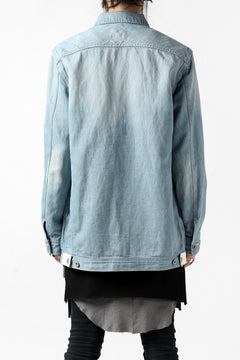 画像をギャラリービューアに読み込む, ISAMU KATAYAMA BACKLASH LOOSEY JEAN JACKET / COTTON LINEN DENIM (INDIGO)