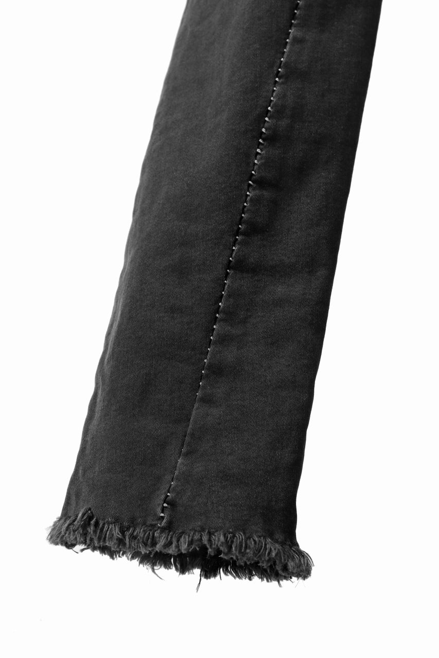 画像をギャラリービューアに読み込む, thomkrom OVER LOCKED SKINNY TROUSERS /  HYPER STRETCH DENIM (DARK GREY)