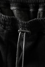 Load image into Gallery viewer, BORIS BIDJAN SABERI LOW CROTCH PANTS / RESIN DYED "P28.4-F1603K" (BLACK)