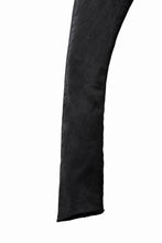 画像をギャラリービューアに読み込む, thomkrom OVER LOCKED SKINNY TROUSERS /  HYPER STRETCH DENIM (BLACK)