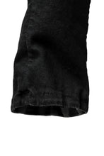 Load image into Gallery viewer, BORIS BIDJAN SABERI LOW CROTCH PANTS / RESIN DYED "P28.4-F1603K" (BLACK)