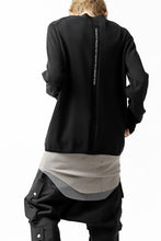 画像をギャラリービューアに読み込む, A.F ARTEFACT "WHOLEGARMENT" CREWNECK KNIT PULLOVER (BLACK)